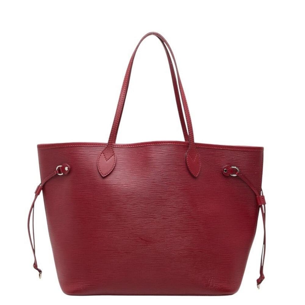 Louis Vuitton Epi Neverfull MM Tote Bag Fuchsia Wine